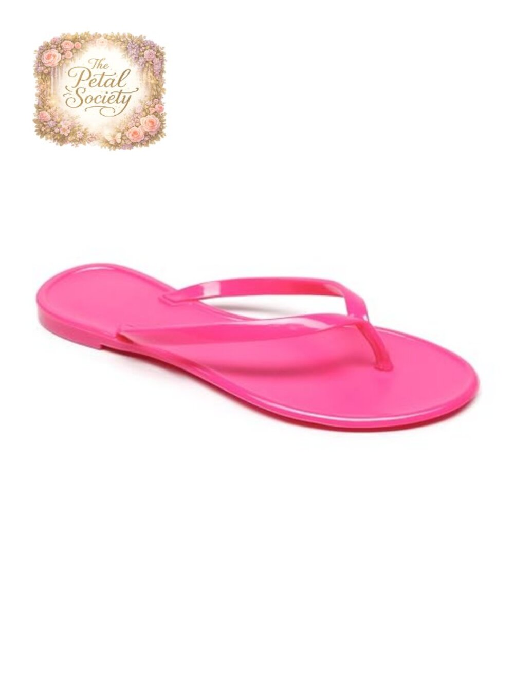 Womens Flip Flops Thong Sandals PVC Slip On Summer Beach Shoes